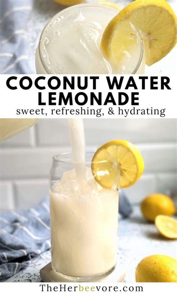 lemonade with coconut water