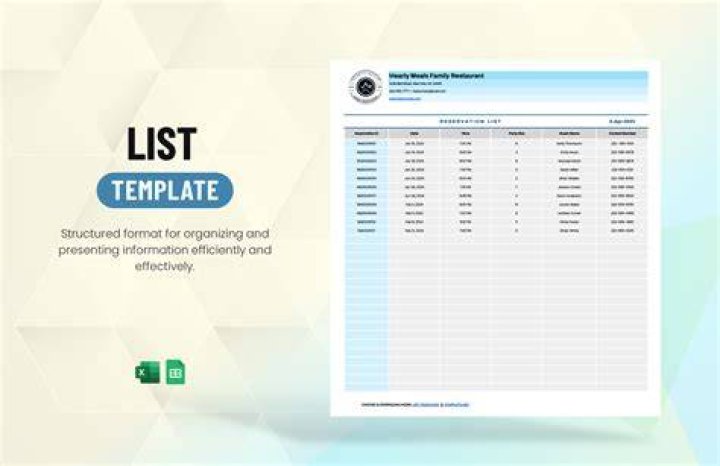 List
