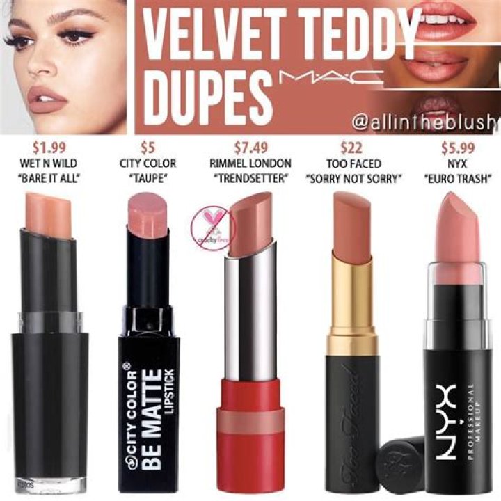 mac velvet teddy dupe