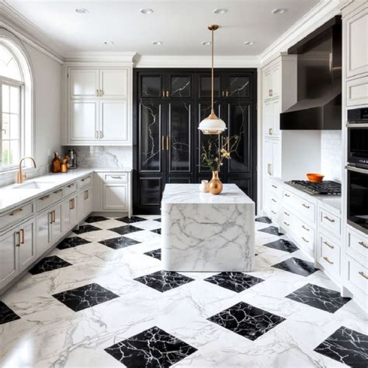 marble kitchen floor