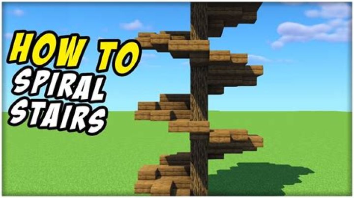 minecraft spiral staircase