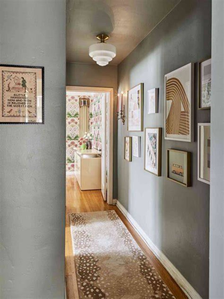 narrow hallway ideas