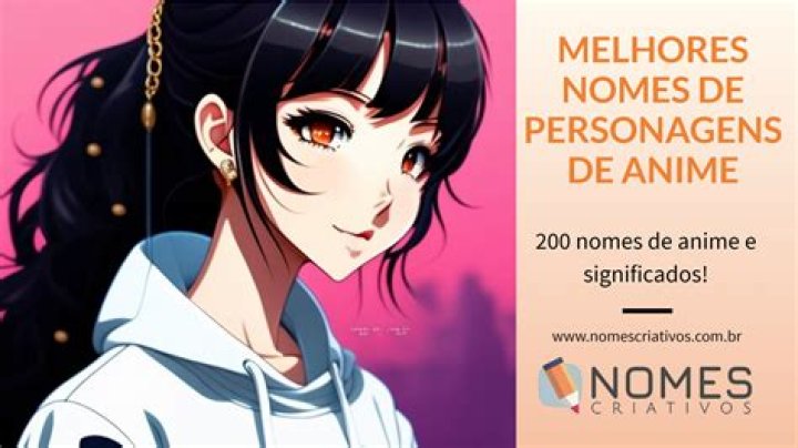 Nomes De Personagens De Animes Nomes De Personagens De Animes