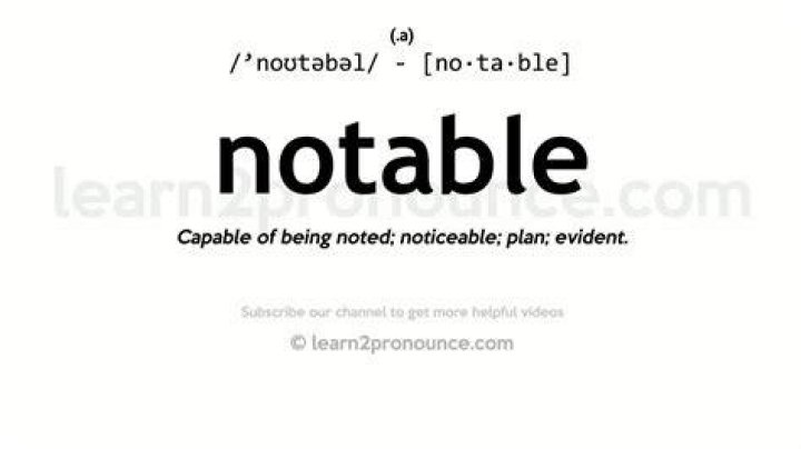 notable definition