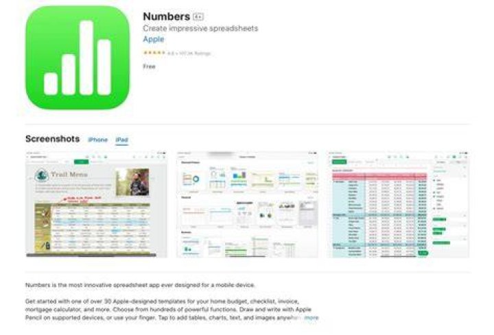 numbers app