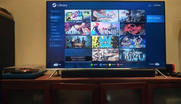 pc gaming on tv