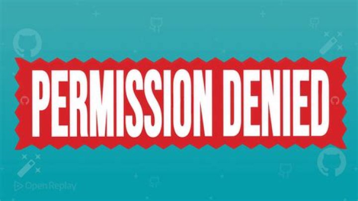 permission denied