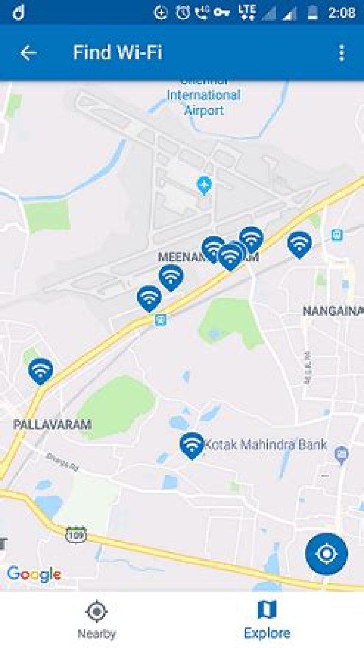 places with free wifi near me