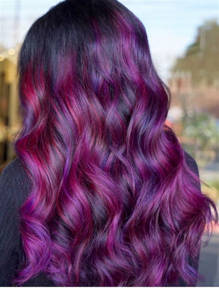 purple red hair color