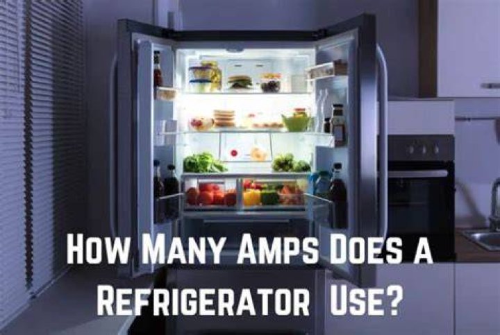 Quick Answer: How Many Amps Does A Refrigerator Draw