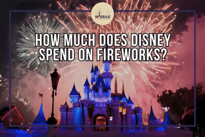 Quick Answer: How Much Does Disney Spend On Fireworks