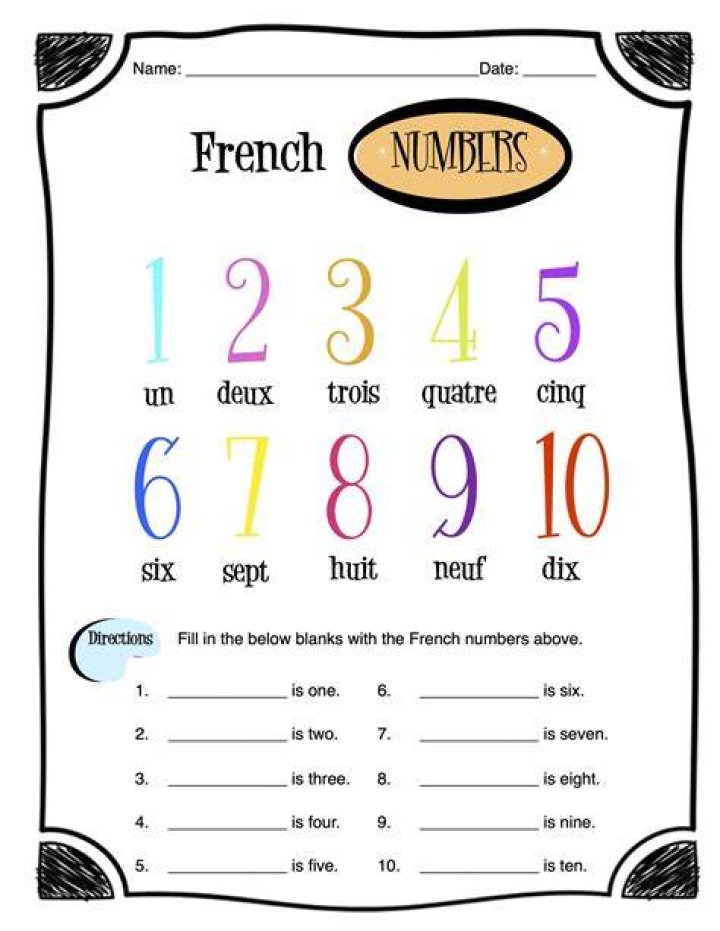 Quick Answer: How To Spell 6 In French