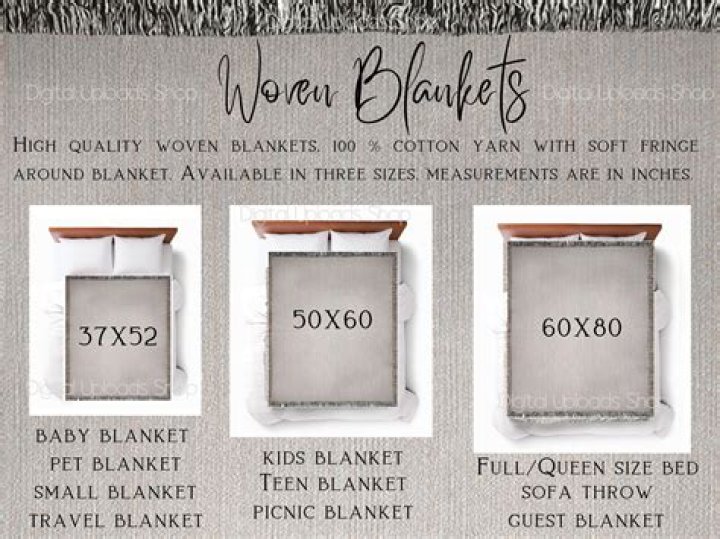 Quick Answer: What Size Is A 60X80 Blanket