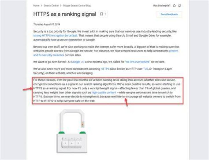 Ranking Signal
