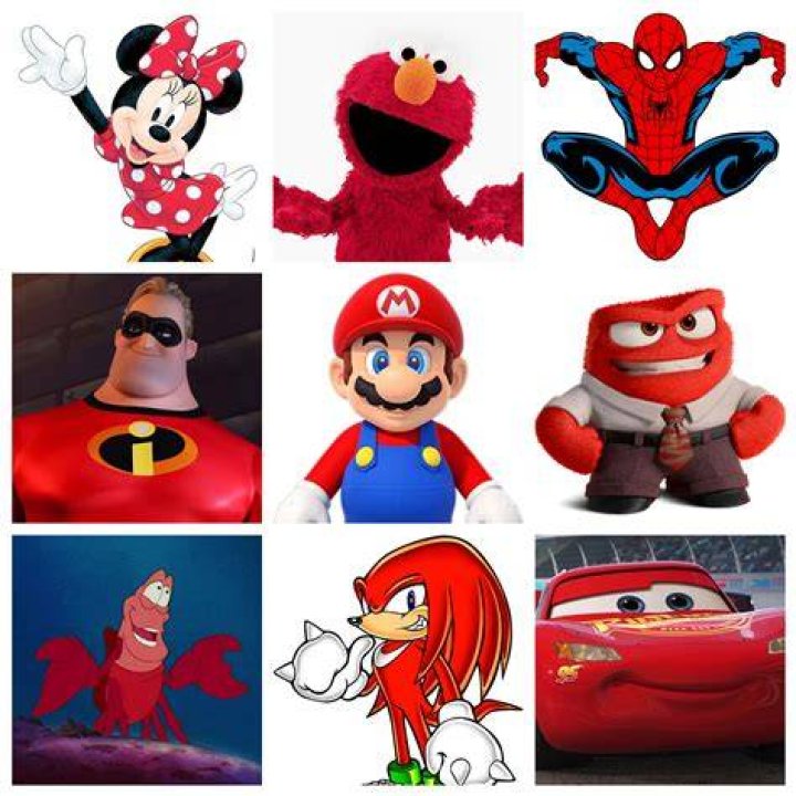 Red Cartoon Characters Red Cartoon Characters