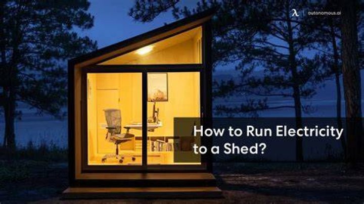 running electrical to shed