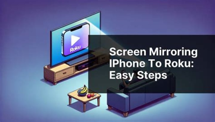 screen mirroring iphone to roku