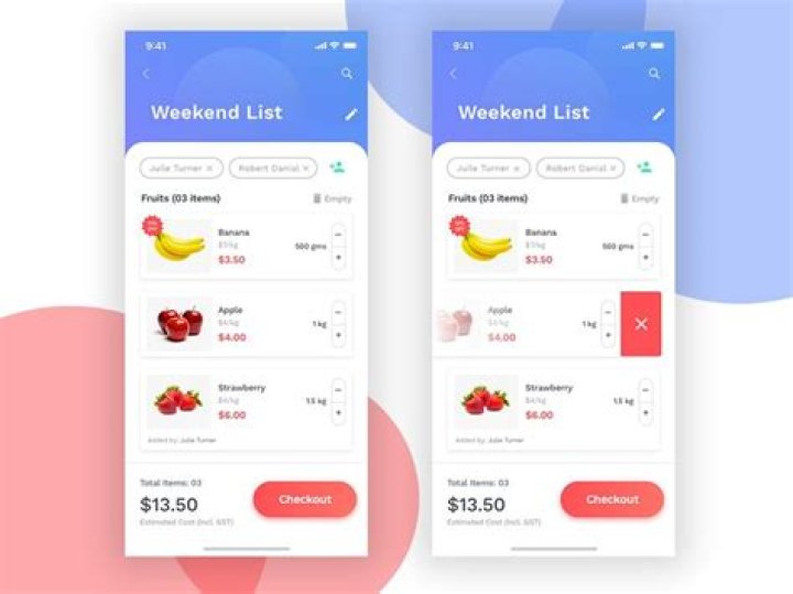 shopping list app
