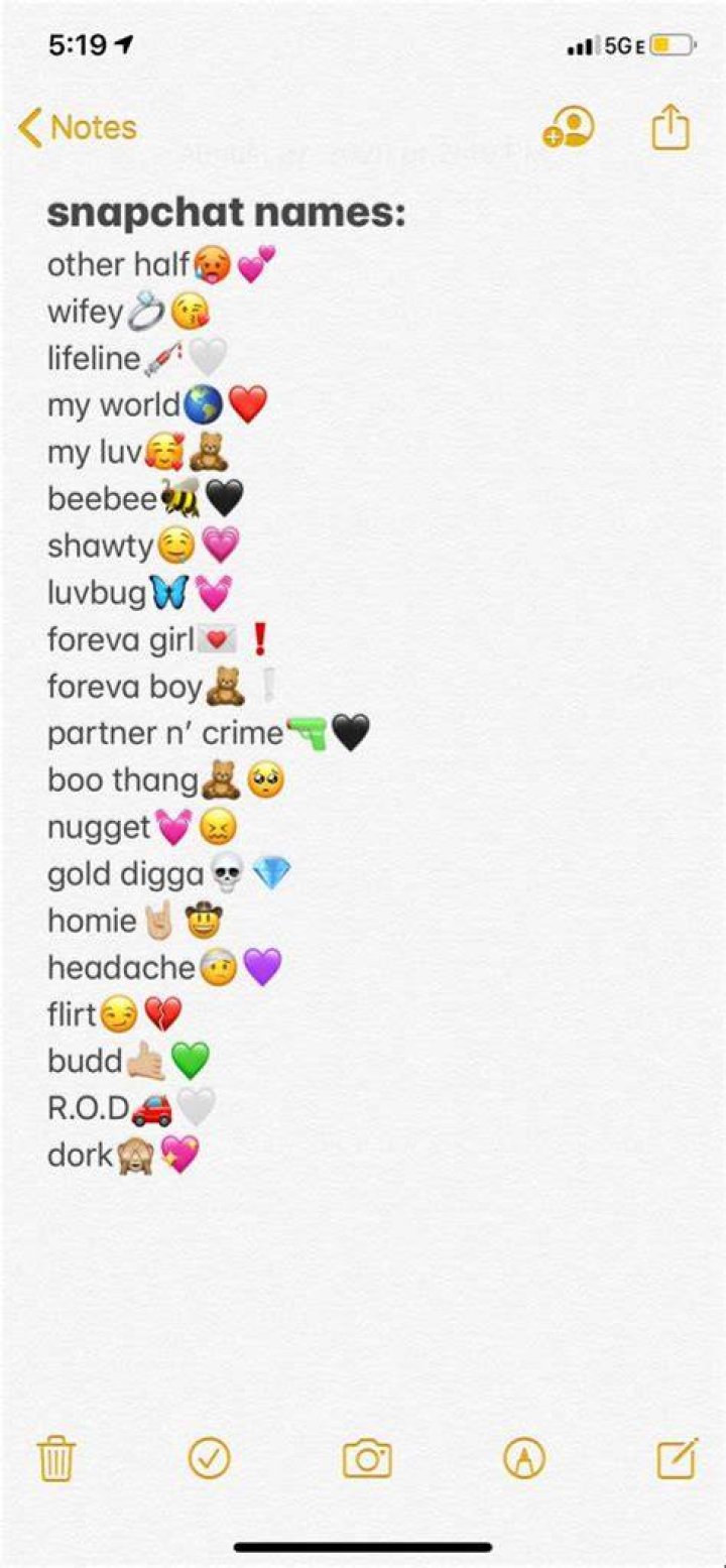 snapchat names