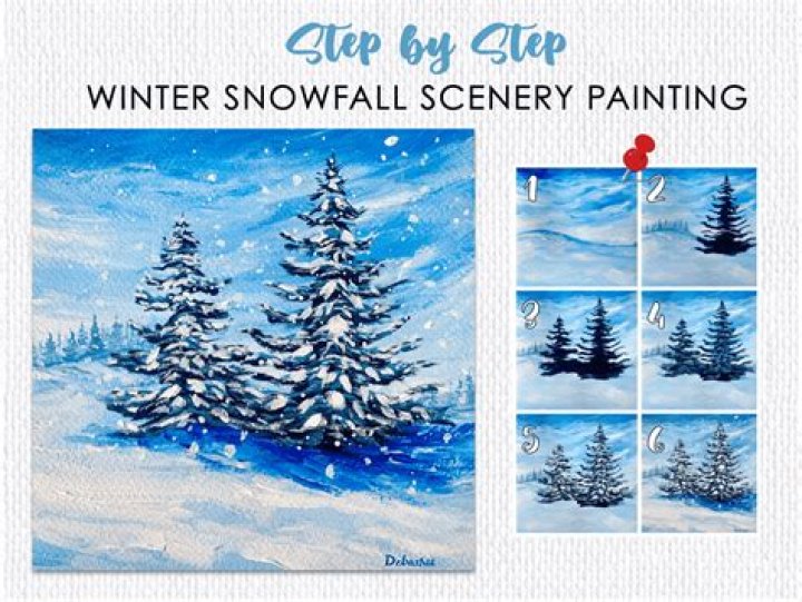 snow painting