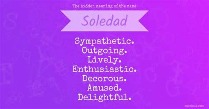 Soledad Meaning