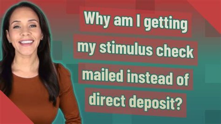stimulus check mailed