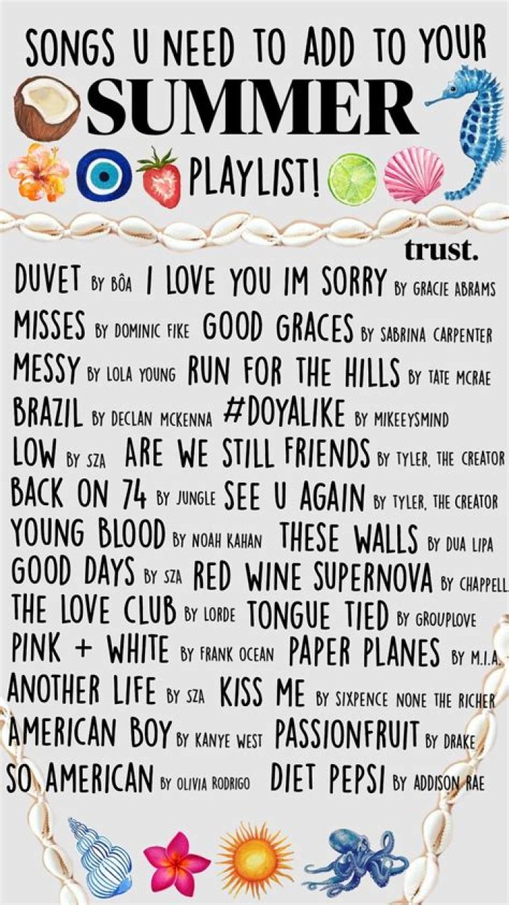 summer songs