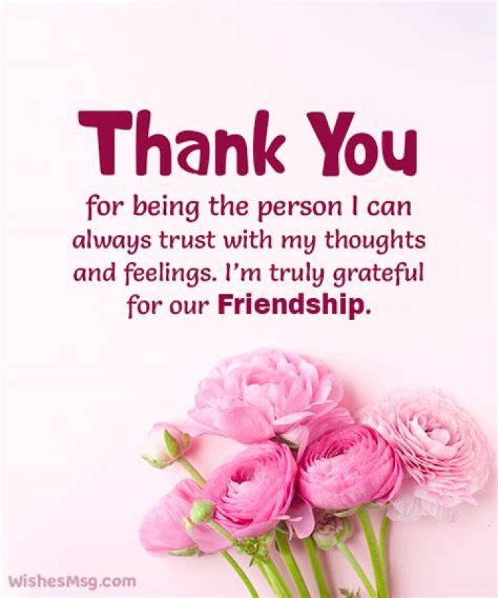 thank you friend
