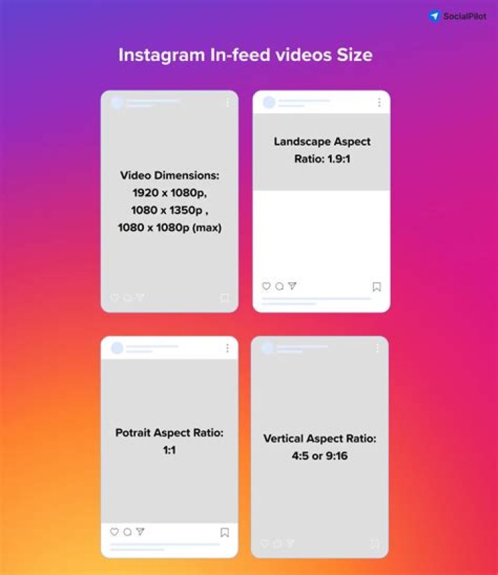 The Instagram 2020 video format guide The Instagram 2020 video format guide