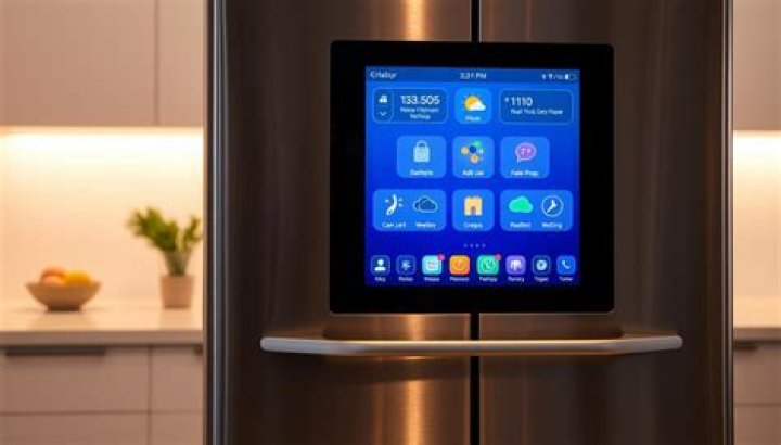 touch screen refrigerator