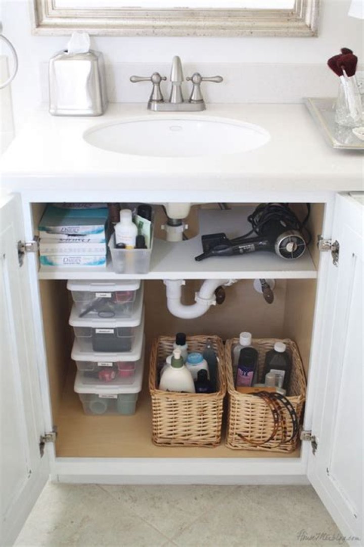 under sink storage ideas