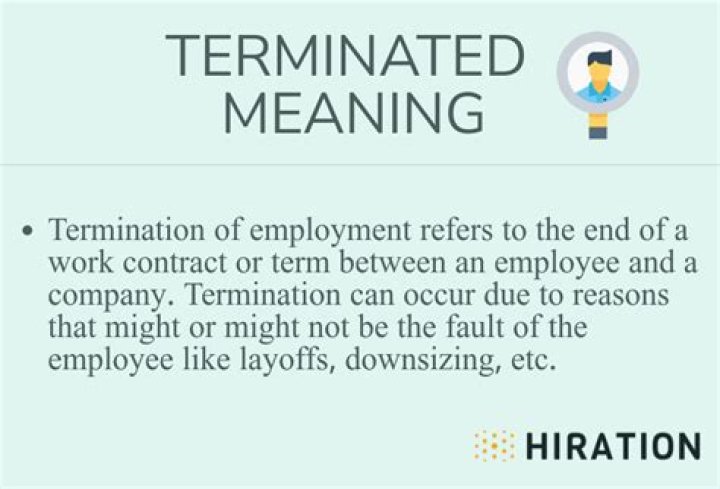 What Does Terminated Mean What Does Terminated Mean