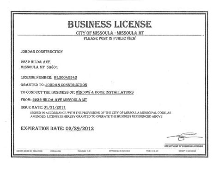 what is a business license