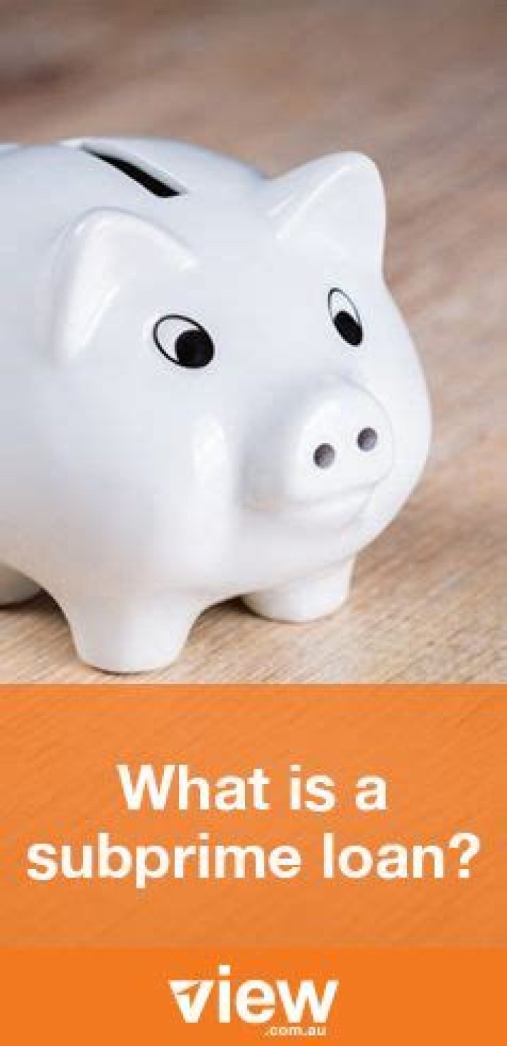 what is a subprime loan