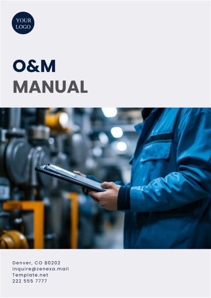 What Is Operation And Maintenance Manuals Army