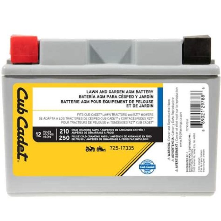 What Size Battery Does A Cub Cadet Riding Mower Use