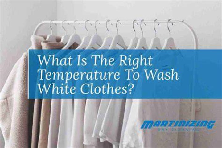 what temperature to wash white clothes