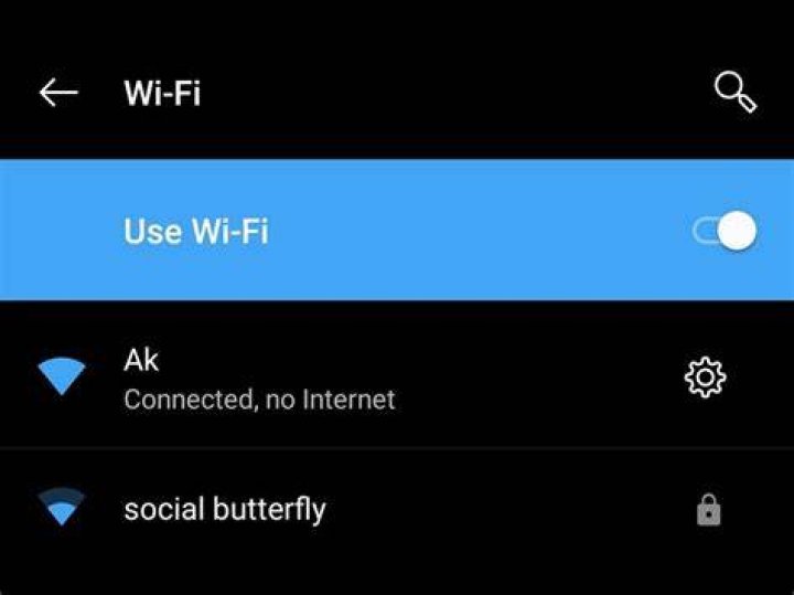 wifi connected no internet android