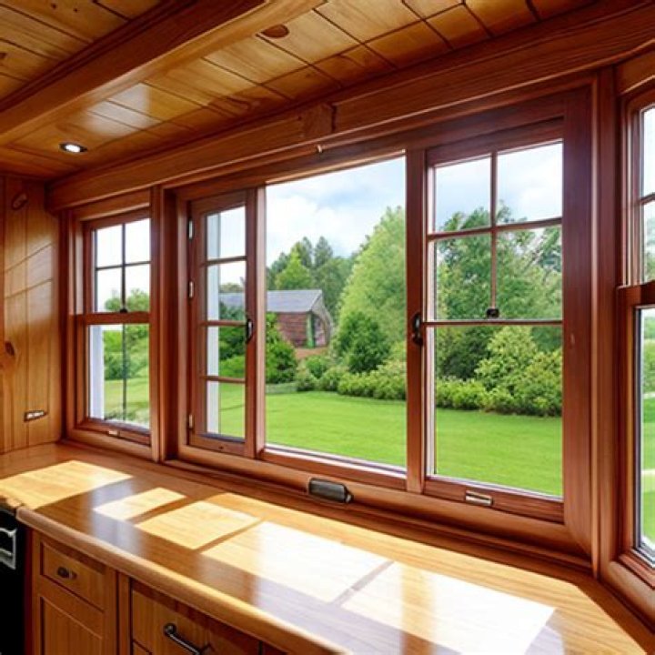 wooden windows