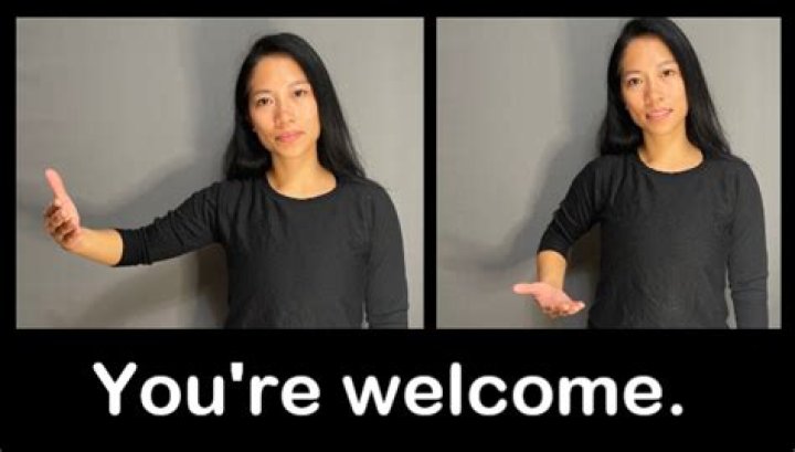 you re welcome in sign language